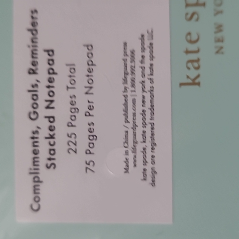 Kate Spade Notepad Trio - Picture 3 of 5